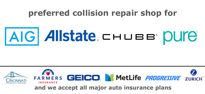 Precision Auto Works of LIC is a high-end certified body shop specializing in high end Electric vehicles. CHUBB,  Allstate, Pure, AIG Insurance Preferred Collision Body Shop in NYC.