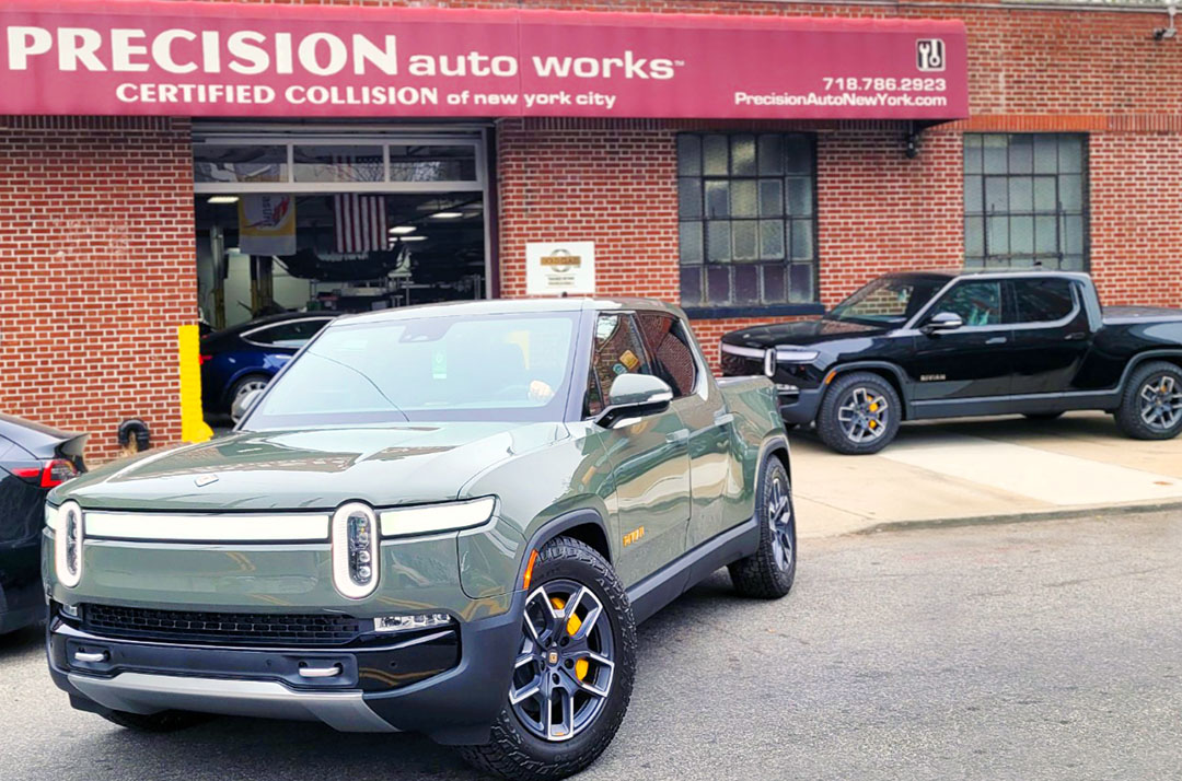 Precision Auto Works of LIC is NYC's first Rivian factory trained and certified Collision Body Shop