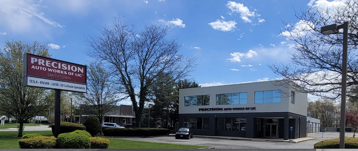 Precision Auto Works of LIC Tesla body shop in  Suffolk county, our new Smithtown, NY location
